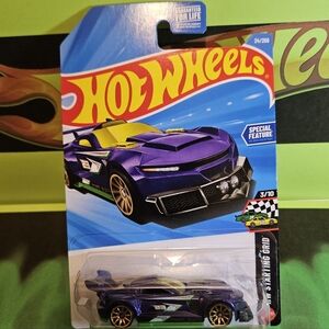 HotWheels Track Ripper Purple & Green Sports Car
